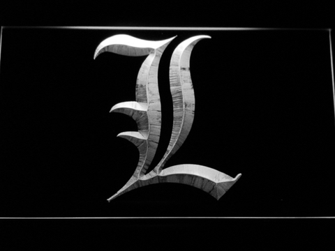 Death Note L LED Neon Sign